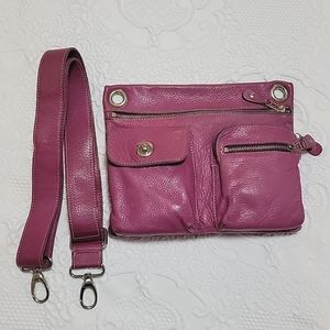 Roots Village Crossbody Bag in Pink
